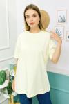 155256 Oversize Baskisiz Duz Tshirt